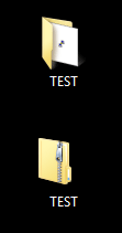 Regular Folder and Compressed Folder